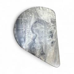 Arabescato Grey Marble Teardrop Low Tables Italy 1980s - 4386213