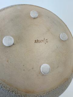 Aram Chenensky Ceramic Moonvase with Hieroglyphic Patterns by Aram Chenensky - 4030668