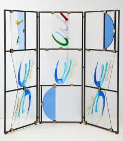 Arberto Toini Italian Murano glass screen by Alberto Toini - 1203320