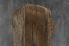 Arched Vernacular Wooden Door Hautes Alpes France 19th Century - 4810392