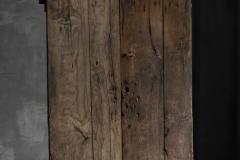 Arched Vernacular Wooden Door Hautes Alpes France 19th Century - 4810398