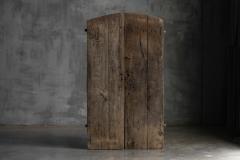 Arched Vernacular Wooden Door Hautes Alpes France 19th Century - 4810403