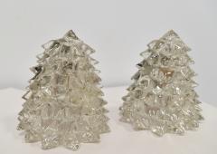 Archimede Seguso ARCHIMEDE SEGUSO Pair of Glass Wall Sconces - 3105811