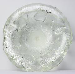Archimede Seguso Archimede Seguso Glass Bowl with Silver Aventurine Fleck 1950 Italy - 4337353