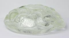 Archimede Seguso Archimede Seguso Glass Bowl with Silver Aventurine Fleck 1950 Italy - 4337371