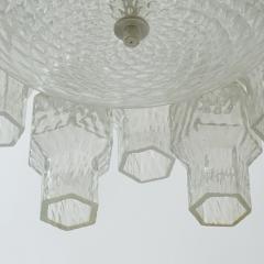 Archimede Seguso Archimede Seguso Murano Glass Ceiling Lamp Italy 1950s - 3544328