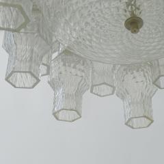 Archimede Seguso Archimede Seguso Murano Glass Ceiling Lamp Italy 1950s - 3544330
