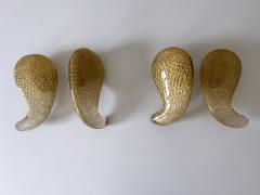 Archimede Seguso Exceptional Mid Century Murano Glass Push Pull Door Handles by Seguso 1950s - 4238887