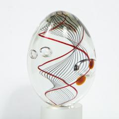 Archimede Seguso Mid Century Modern Murano Translucent Frosted Glass Sculpture Signed Seguso - 1949972