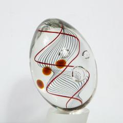 Archimede Seguso Mid Century Modern Murano Translucent Frosted Glass Sculpture Signed Seguso - 1949979