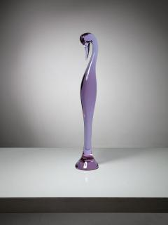 Archimede Seguso Murano Glass Heron by Archimede Seguso for Seguso - 4724646