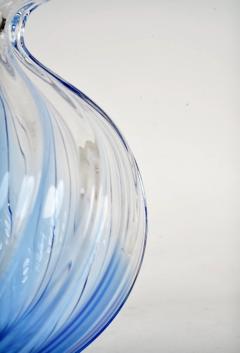 Archimede Seguso Murano Swirled Uranium Glass Vase Signed by Archimide Seguso - 4160846