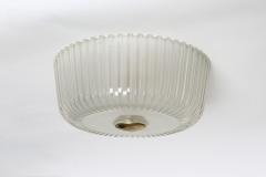 Archimede Seguso Murano glass ceiling flush mount light for Seguso - 4152337