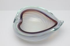 Archimede Seguso Optic Swirl Murano Art Glass Bowl by Archimede Seguso 1960 Italy - 3715011