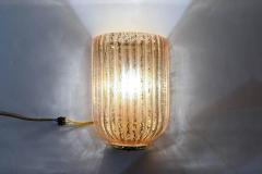 Archimede Seguso Pair of Murano Glass sconces in the style of Seguso - 853173