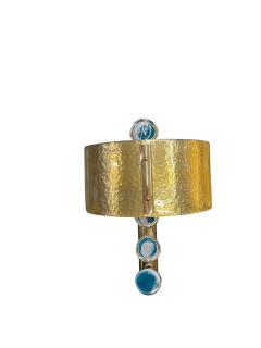 Archimede Seguso Pair of Murano glass sconces in the style of Archim de Seguso - 4590447