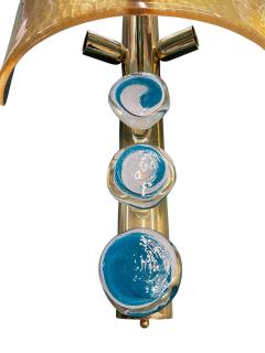 Archimede Seguso Pair of Murano glass sconces in the style of Archim de Seguso - 4590451