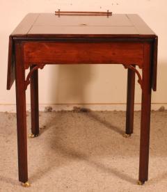 Architects Table Circa 1760 In Mahogany With Mechanism Chippendale Period - 3012923