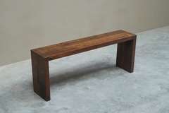 Architectural Bench in Solid Oak with Wonderful Patina Early to Mid 20th Century - 4803259