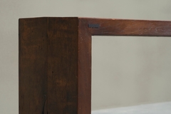 Architectural Bench in Solid Oak with Wonderful Patina Early to Mid 20th Century - 4803340