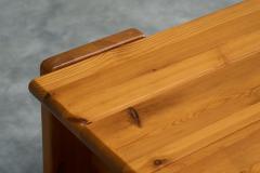 Architectural Coffee Table in Solid Pine 1970s - 4582186