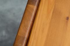 Architectural Coffee Table in Solid Pine 1970s - 4582197