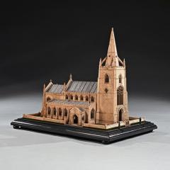 Architectural Cork Model of an English Church by Cornelius Daniel Ward - 3242299