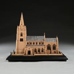 Architectural Cork Model of an English Church by Cornelius Daniel Ward - 3242300