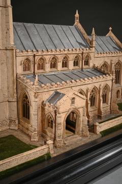 Architectural Cork Model of an English Church by Cornelius Daniel Ward - 3242304