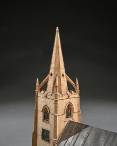 Architectural Cork Model of an English Church by Cornelius Daniel Ward - 3242306