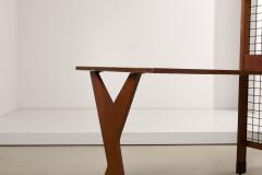 Architectural Desk with Bookshelf Italy 1960s - 2224995