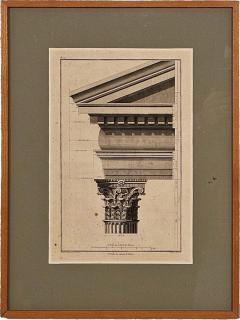 Architectural Engraving France circa 1800 - 3975419