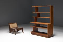 Architectural Mid Century Bookcase France 1950s - 4353119