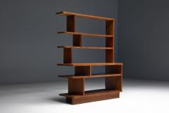 Architectural Mid Century Bookcase France 1950s - 4353129