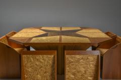 Architectural Minimalist Dining Set Modern Italy 1950s - 1985074