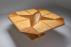 Architectural Minimalist Dining Set Modern Italy 1950s - 1985077