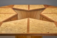 Architectural Minimalist Dining Set Modern Italy 1950s - 1985086
