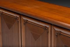 Architectural Modernist Sideboard France Mid 20th Century - 4506238