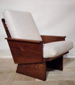 Arden Riddle Arden Riddle Black Walnut High Back Lounge Chair Studio Crafted 1988 - 2741872