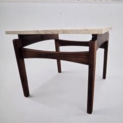 Arden Riddle Arden Riddle End Table Studio Black Walnut Travertine 1999 - 4357225