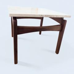 Arden Riddle Arden Riddle End Table Studio Black Walnut Travertine 1999 - 4357238