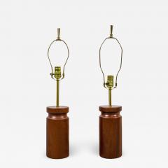 Arden Riddle Rare Pair of Table Lamps by Arden Riddle in Cherry - 834622