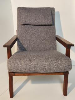 Arden Riddle Walnut Adjustable Lounge Chair Arden Riddle 1921 2011 pre 1965 - 3508628