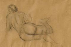 Aristide Maillol Aristide Maillol Charcoal Drawing Nu De Dos  - 3010155