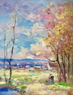 Arlington Nelson Lindenmuth Impressionist Landscape  - 886926