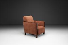 Armchair Upholstered in Dusty Pink Fabric Sweden 1930s - 4440783