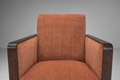 Armchair Upholstered in Dusty Pink Fabric Sweden 1930s - 4440785