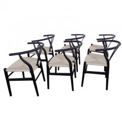 Armin Carl Hansen Set of 6 Wishbone Style Dining Chairs - 2433951