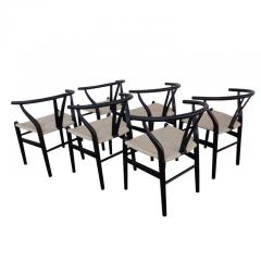 Armin Carl Hansen Set of 6 Wishbone Style Dining Chairs - 2433954