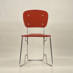 Armin Wirth Set of 4 Stacking Chairs by Armin Wirth and Aluflex 1950s - 3654288